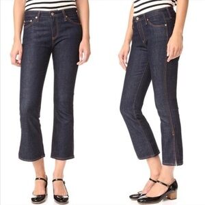 Adriano Goldschmied AG Jeans Women's 29R The Jodi Crop Side Slit Flare High Rise